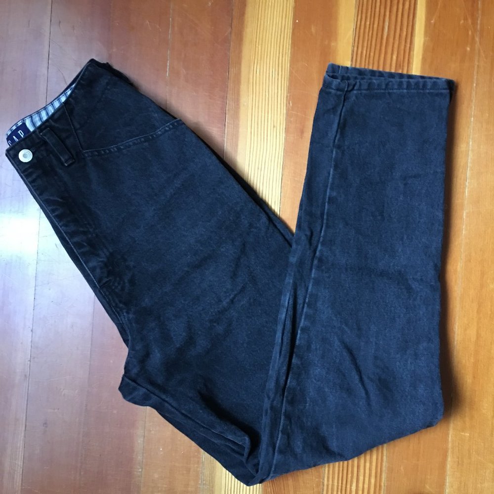 Vintage GAP Black High Waist Jeans 9/10